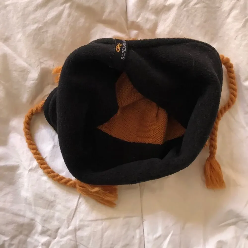Screamer Kids Winter Hat Toddler Mustard Yellow